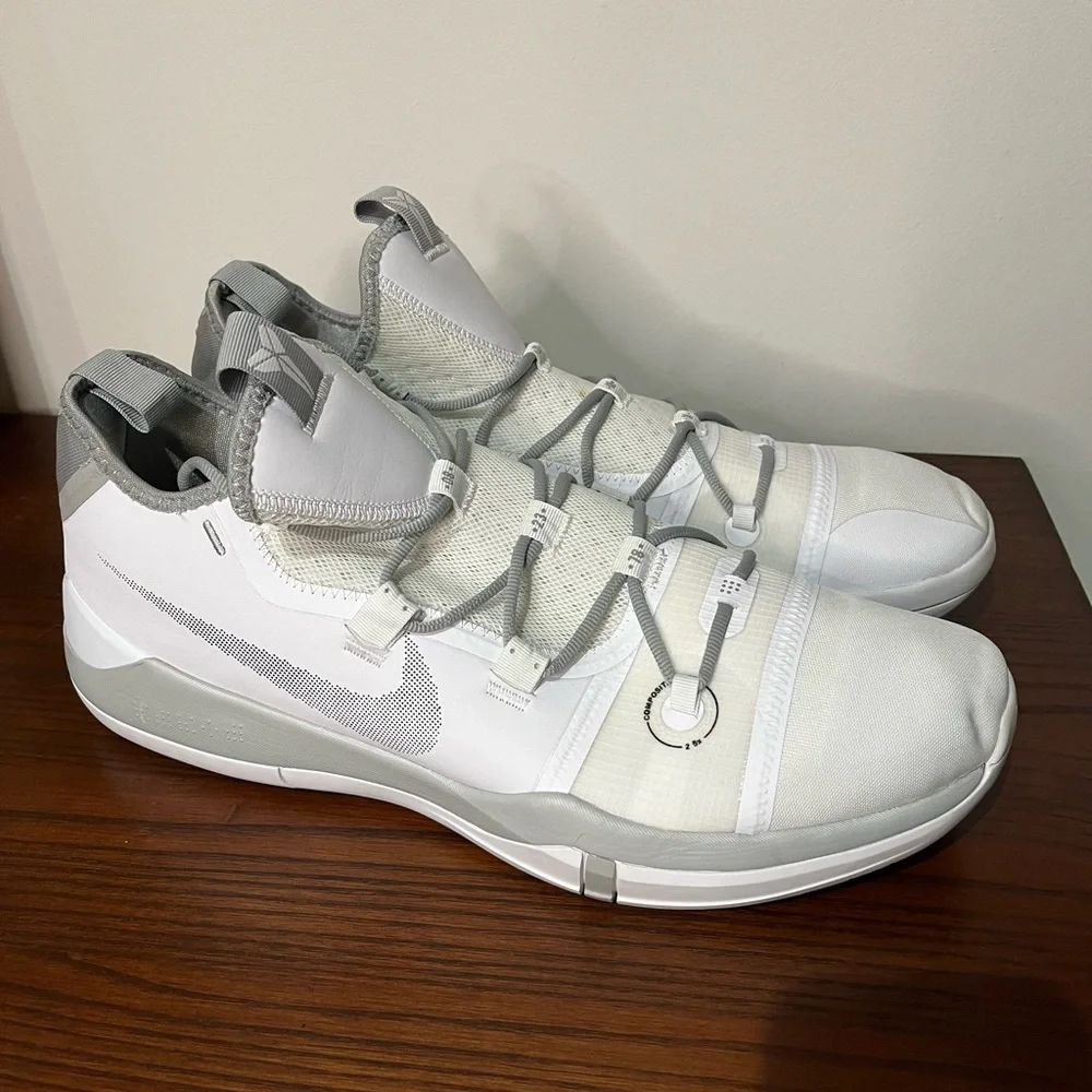 Nike Kobe AD Low White and Gray